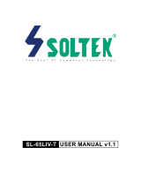 SOLTEK SL-65LIV-T User manual