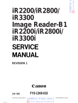 Canon iR3300 Series User manual