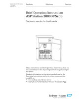 Endres+Hauser ASP Station 2000 RPS20B Brief Short Instruction