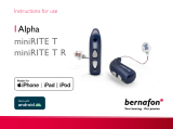 Bernafon Alpha miniRITE T + miniRITE T R Operating instructions