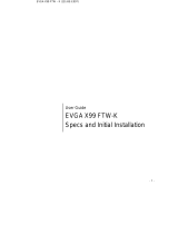 EVGA X99 FTW K (151-BE-E097) User manual