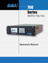 CAI 700 Series User manual