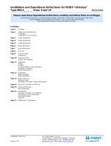 Mayr ROBA-diskstop 894.5 Series Installation And Operational Instructions