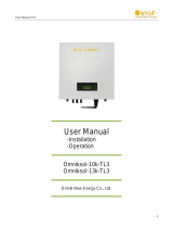 Omnik Omniksol-6k-TL2-TH User manual