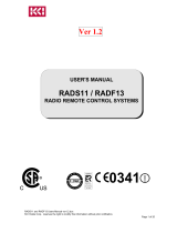IKUSI ELECTRONICA RAD-RF User manual