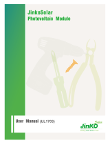 JinkoSolar JKM315M-72 User manual