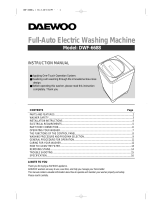 Daewoo DWF-6688 User manual