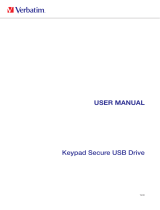 Verbatim Keypad Secure USB 3.2 Gen 1 Drive 64GB User manual