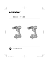 Hikoki DV18DD User manual