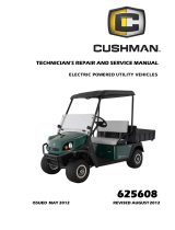 Cushman HAULER 800 2012 Technician's Repair And Service Manual
