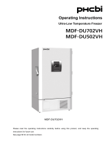 Phcbi mdf-du502vx Operating Instructions Manual