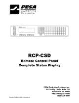 PESA RCP-CSD User manual