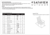 Safavieh PAT7003 Installation guide