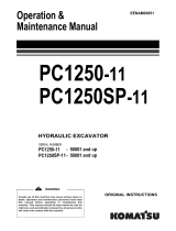 Komatsu PC1250SP-11 Original Instructions Manual