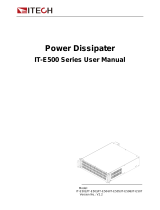 Itech IT-E500 Series User manual