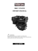 Ironton 190F Owner's manual