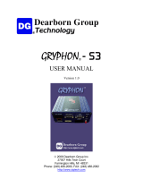 DG GRYPHON S3 User manual
