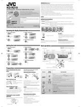 JVC GET0623-006A Instructions & Installation Manual