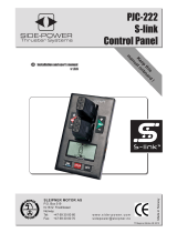 Side-Power S-linkControl Panel PJC222 Installation and User Manual
