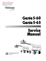 Genie S-65 User manual