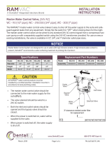 DentalEZ RAMVAC  WC-110 Installation guide