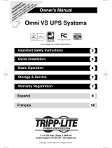 Tripp Lite Omni VS Owner's manual