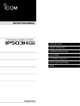 ICOM IP503H Lite User manual