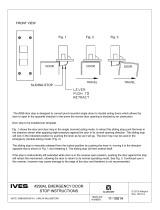 Ives 299AL Emergency Door Stop Installation guide