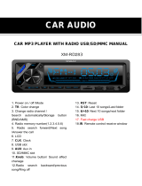 Xomax XM-RD283 Owner's manual