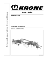 Krone Swadro 710/26 T Operating instructions