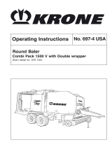 Krone Combi Pack 1500 V Operating instructions