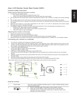 Acer B247Y Quick start guide