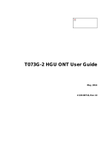 Calix 2ABLK-T073G-2 User manual