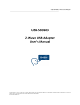 Sigma Designs D87-SG-UZB3503 User manual