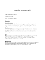 Valeo Comfort and Driving Assistance N5FS0044A User manual