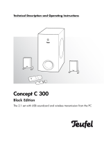 Teufel Concept C 300 Owner's manual