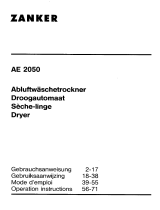 ZANKER AE 2050              Owner's manual