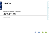 Denon Integrated Network AV REceiver User manual