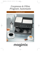 Magimix L EXPRESSO FILTRE Owner's manual