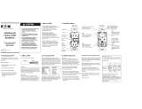 Eaton TWRSGF15GY User manual