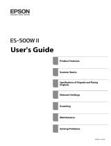 Epson WorkForce ES-500WII User guide