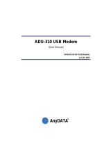 AnyDATA ADU-310 User manual