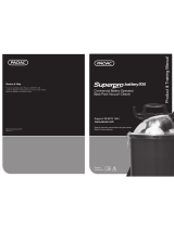 Pacvac Superpro battery700 Product & Training Manual