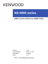 Kenwood Nexedge NX-5400 Function Reference