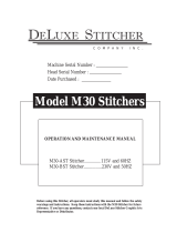 DeLuxe Stitcher M30 Series Operation and Maintenance Manual
