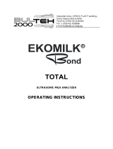 Bulteh 2000 EKOMILK Bond Operating Instructions Manual