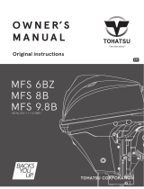 TOHATSU MFS 9.8B Owner's manual