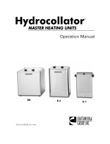 Chattanooga Hydrocollator E-1 Operating instructions