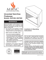 Monessen Hearth Systems BUF500 Operating instructions