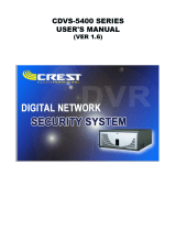 Crest Electronics CDVS-5400 SERIES User manual